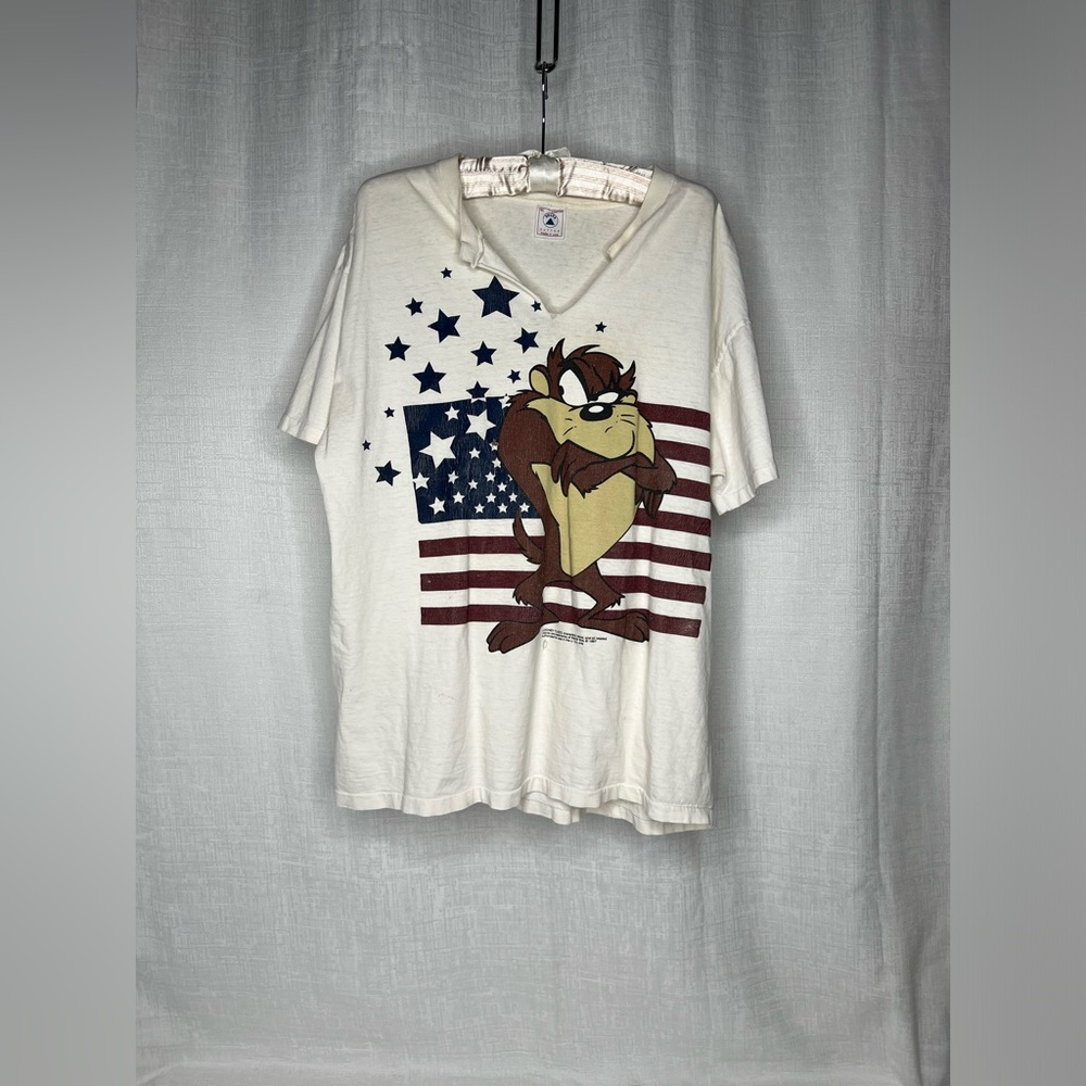DELTA TAS THE TASMANIAN DEVIL VTG TEE TSHIRT XL USA Looney Tunes